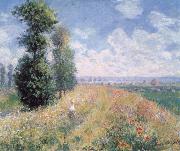 Claude Monet Poplars near Argenteuil oil